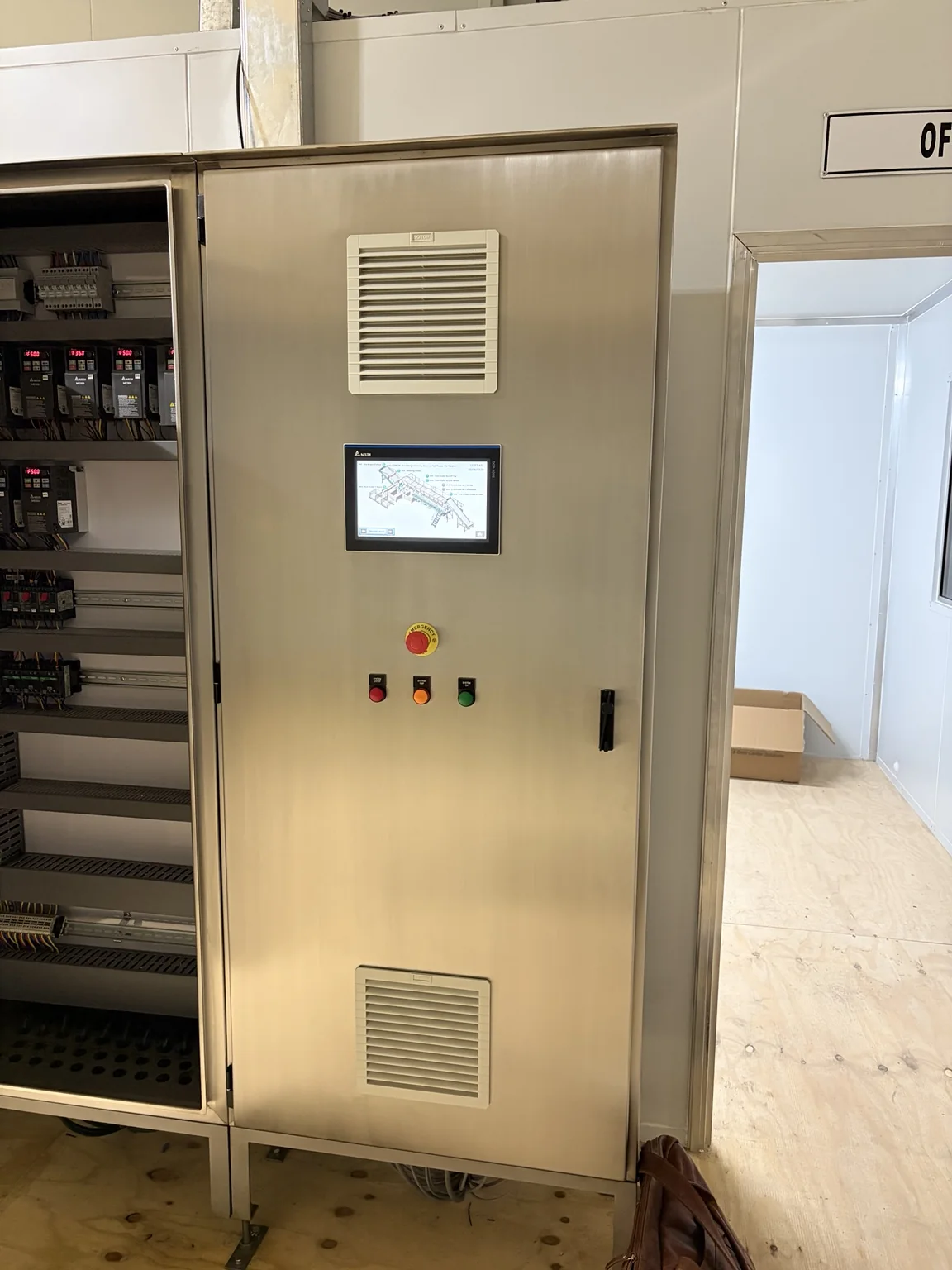 Industrial HMI operator panel